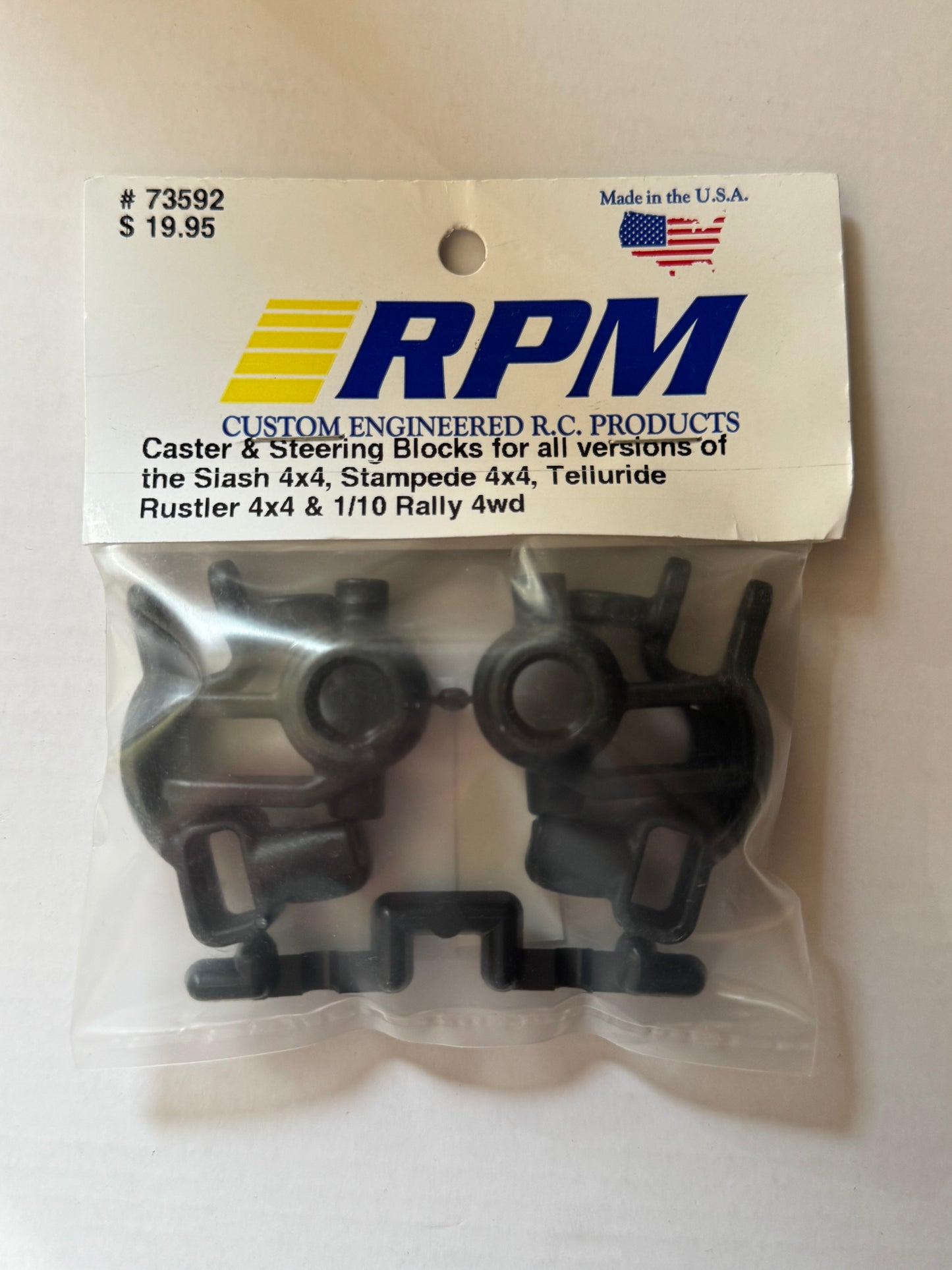 RPM 73592 Caster Blocks & Spindle Blocks for the Slash 4×4, Rustler 4×4, Stampede 4×4, Hoss 4×4, Rally & Telluride