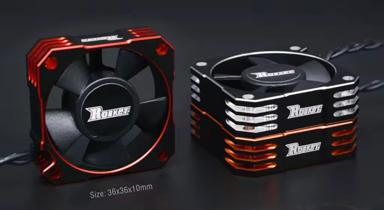 Rocket Rc 35mm Aluminum cooling Fan 21000RPM.